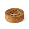 Round Modern Rattan Box