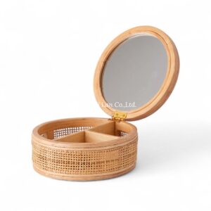 Round Rattan Box Divider