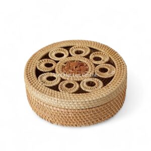 Round Rattan Box Gift