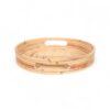 Round Rattan Tray