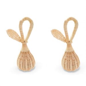 Rustic Rattan Baby Rattle
