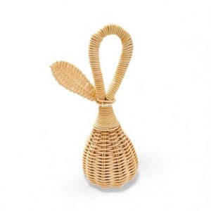 Rustic Rattan Baby Rattle