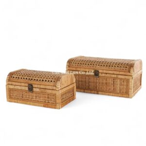 Rustic Rattan Box