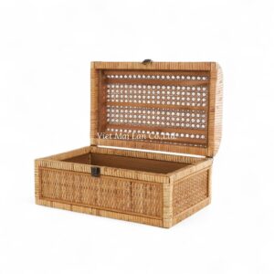 Rustic Rattan Box
