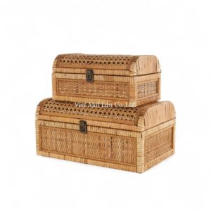 Rustic Rattan Box