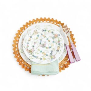 Rustic Rattan Charger Plate