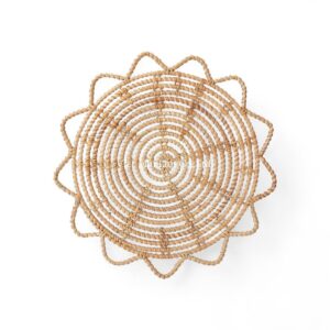 Rustic Rattan Placemat