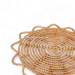Rustic Rattan Placemat