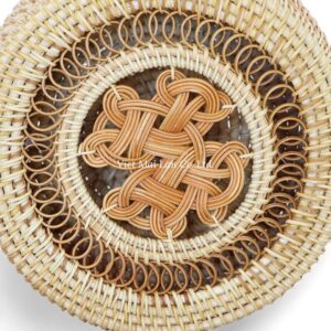Rustic Woven Rattan Box