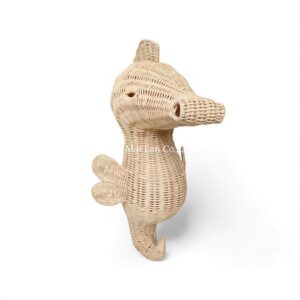 Seahorse Rattan Kids Wall Decor