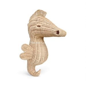 Seahorse Rattan Kids Wall Decor