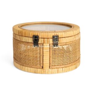 Set 2 Jewelry Rattan Boxes