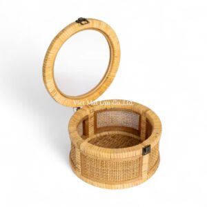 Set 2 Jewelry Rattan Boxes