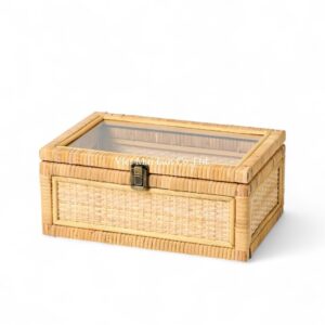 Set 2 Rattan Boxes