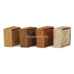 Set Square Rattan Coaster