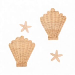 Shell Rattan Kids Wall Decor
