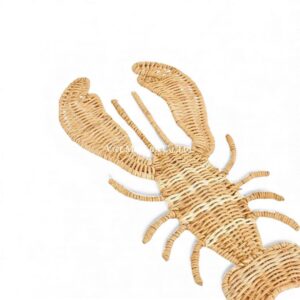 Shrimp Rattan Kids Wall Decor