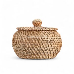 Small Jewelry Rattan Box
