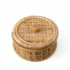 Small Round Rattan Box