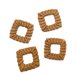 Square Rattan Charm