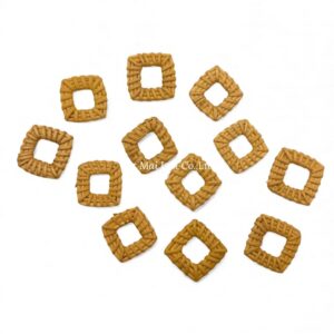 Square Rattan Charm