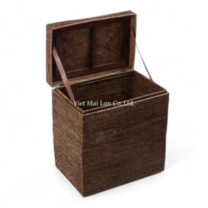 Square Rattan Laundry Basket