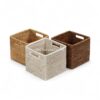 Square Rattan Storage Basket