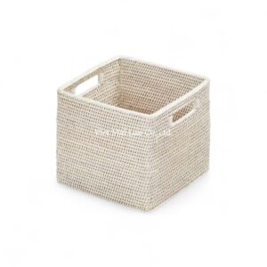 Square Rattan Storage Basket