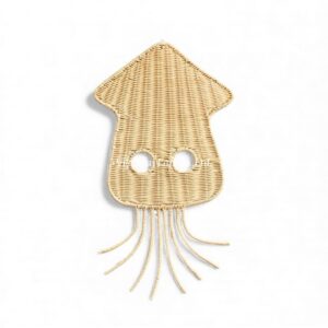 Squid Rattan Kids Wall Decor