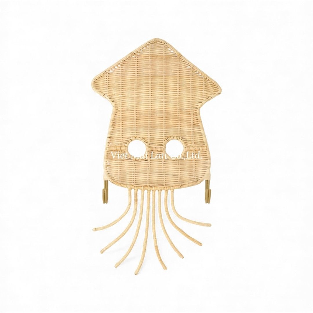 Squid Rattan Kids Wall Decor