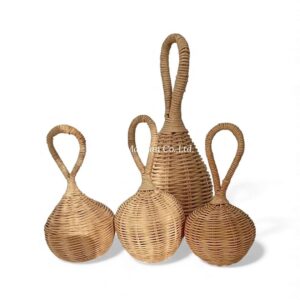 Sustainable Rattan Baby Rattle