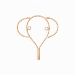 Sweet Elephant Rattan Kids Wall Decor