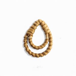 Teardrop Rattan Charm