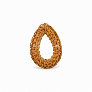Teardrop Rattan Charm for Earrings