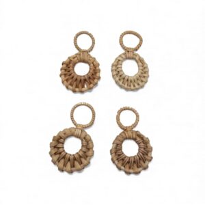 Tiny Rattan Charm for Necklace