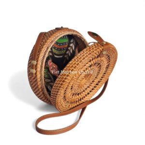 Tropical Rattan Bag