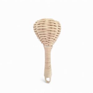 Vintage Rattan Baby Rattle