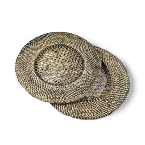 Vintage Rattan Charger Plate