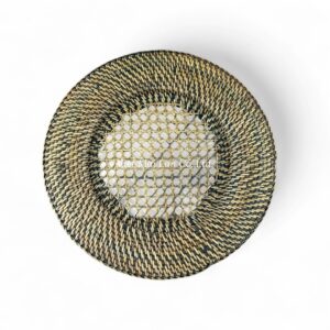 Vintage Rattan Charger Plate
