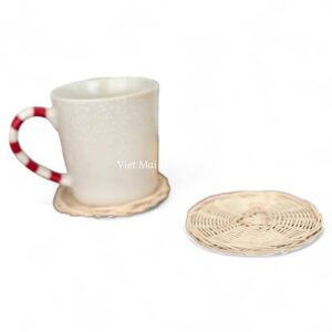 Vintage Rattan Coaster