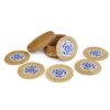 Vintage Rattan Coaster Set
