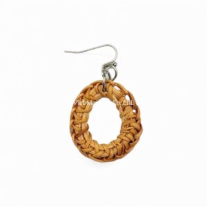 Vintage Rattan Earrings