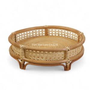 Vintage Rattan Tray