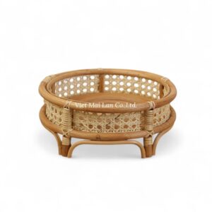 Vintage Rattan Tray