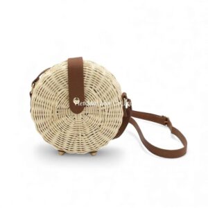 White Rattan Bag