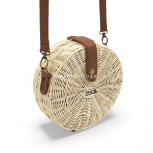 White Rattan Bag