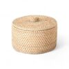 White Small Rattan Box