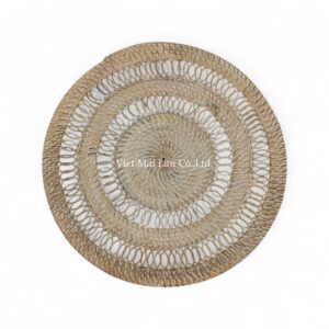 White Woven Rattan Placemat