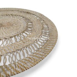 White Woven Rattan Placemat