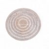 White wash Round Rattan Placemat